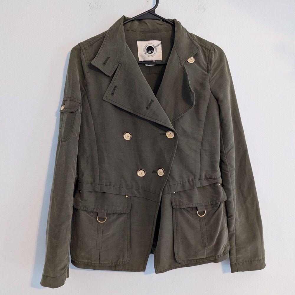 Anthro Daughters of the Liberation Jacket Utility Double Breasted Military 0